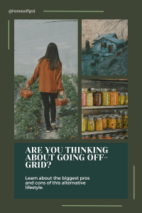 Are you thinking about going off-grid? Learn about the biggest pros and cons of this alternative lifestyle