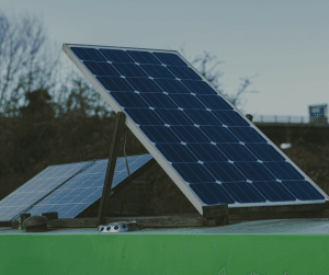 Solar power is the most common option if you're looking to power your own off-grid home 