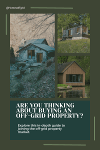 Are you thinking about buying an off-grid property?