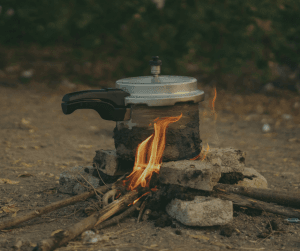 a pressure cooker is a very efficient tool for off=grid cooking