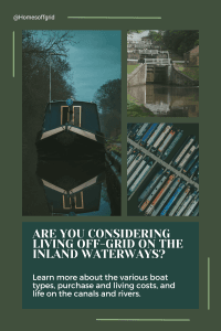 Are you considering living off-grid on the inland waterways?