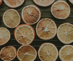 Drying fruit preserves it for use later