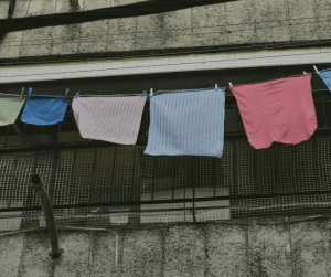 Move away from disposable products, wash and re-use cleaning clothes instead