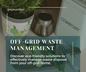 off-grid waste management