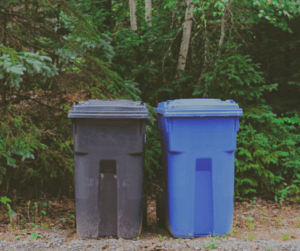 Keeping separate bins allows you to see what you can reuse or recycle, and what waste you have to dispose of