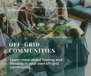 Off-grid communities