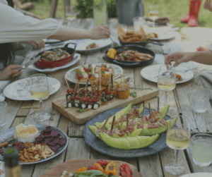 A group meal is a great way to get to know your community