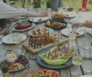 A group meal is a great way to get to know your community 