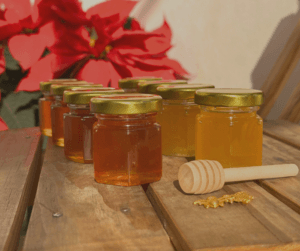 The products from your bees can be kept and consumed, bartered or sold as a way of improving your self-sufficiency 