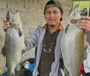 The family homestead in Ecuador has thrived with the help of their neighbours
