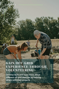 off-grid volunteering