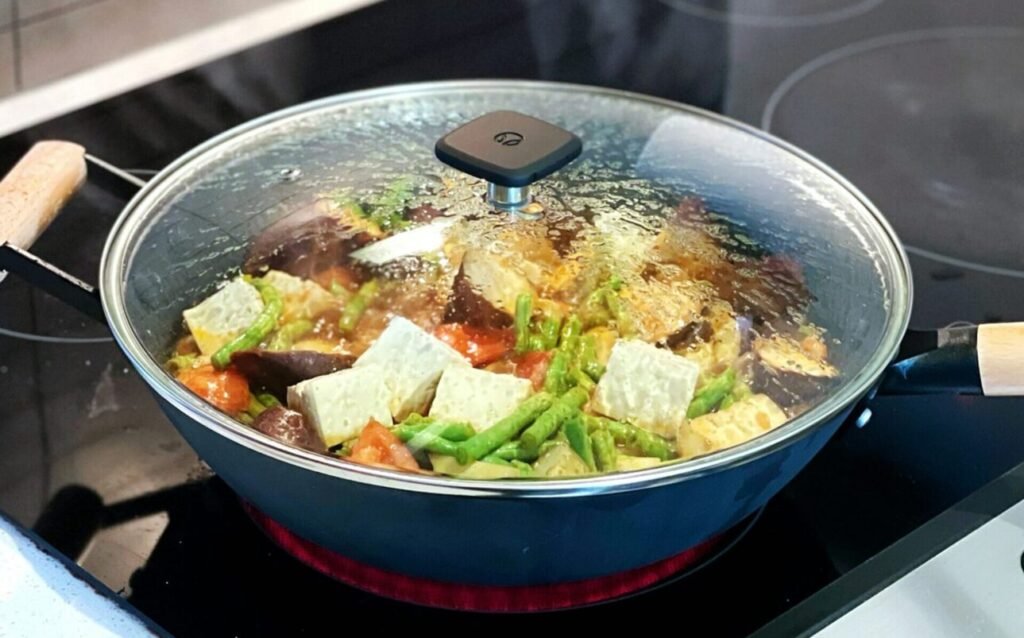 Off-grid cooking on gas or induction