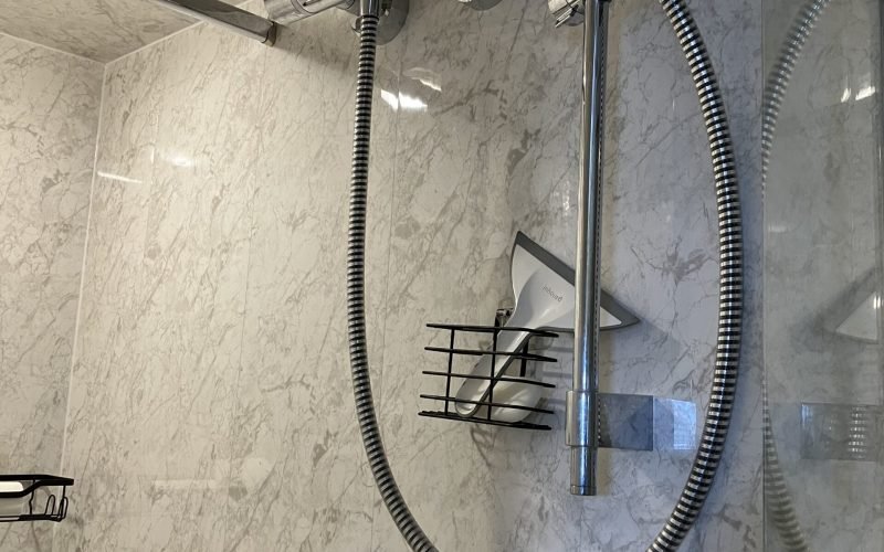 Spacious shower