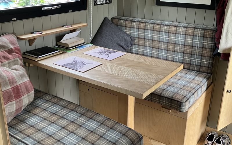 comfortable booth seating